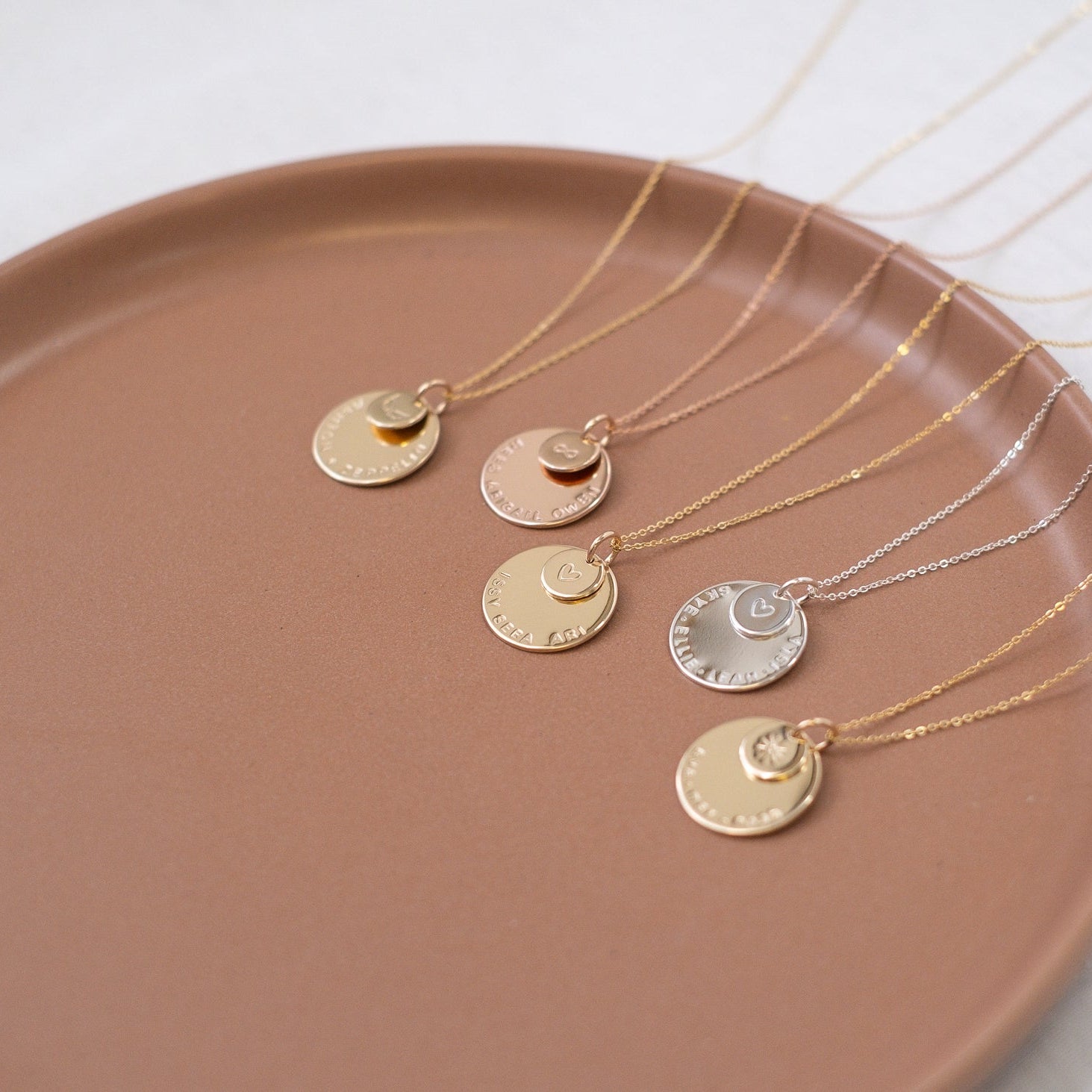 Personalised Jewellery with Extra Large Pendants