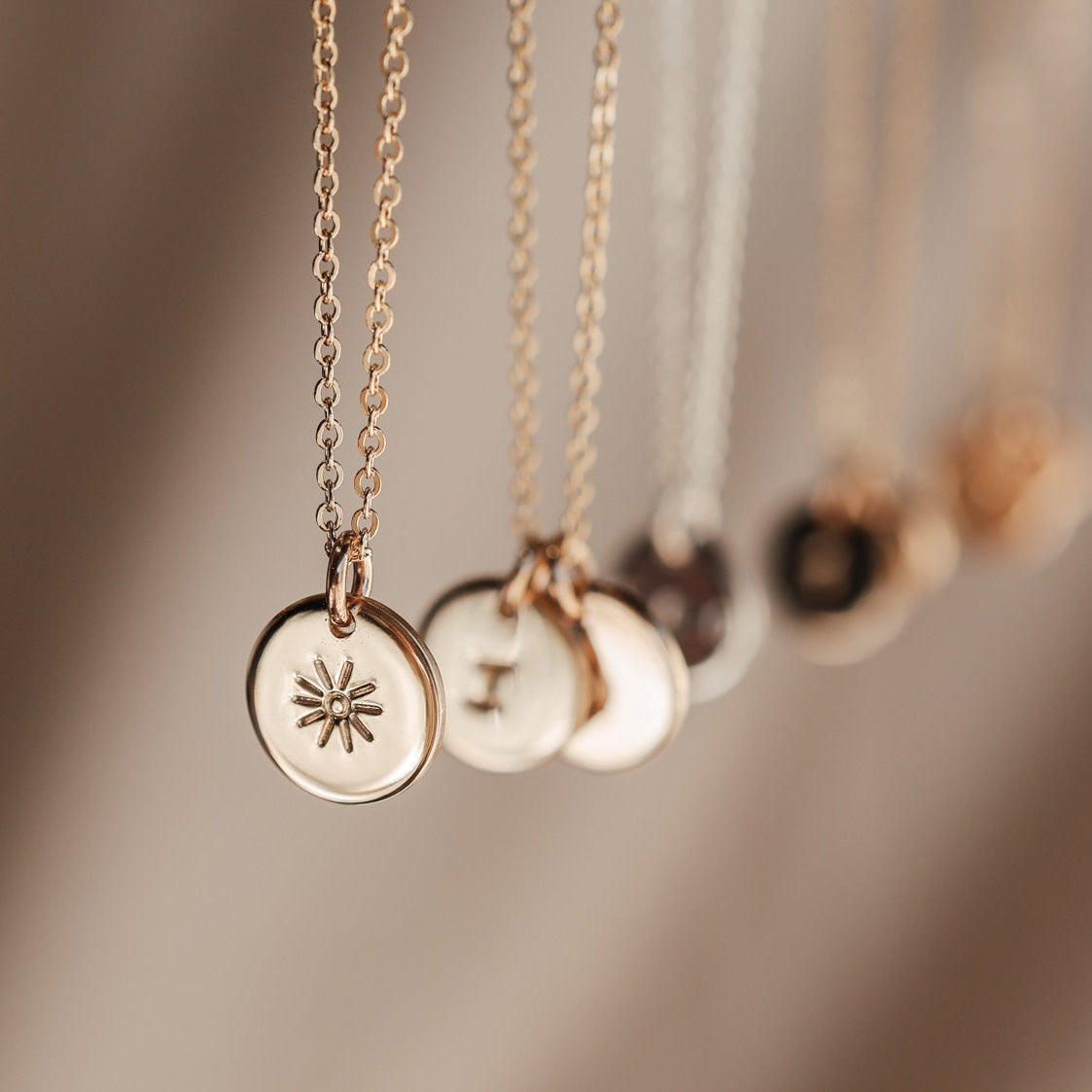 Personalised Jewellery with Small Pendants
