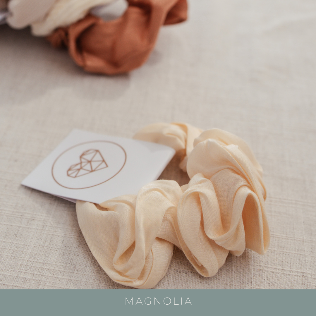 Personalised jewellery - KBN Jewellery - handmade jewellery β custom jewellery gifts β scrunchies β pink scrunchies -  tan scrunchies β burnt orange scrunchies