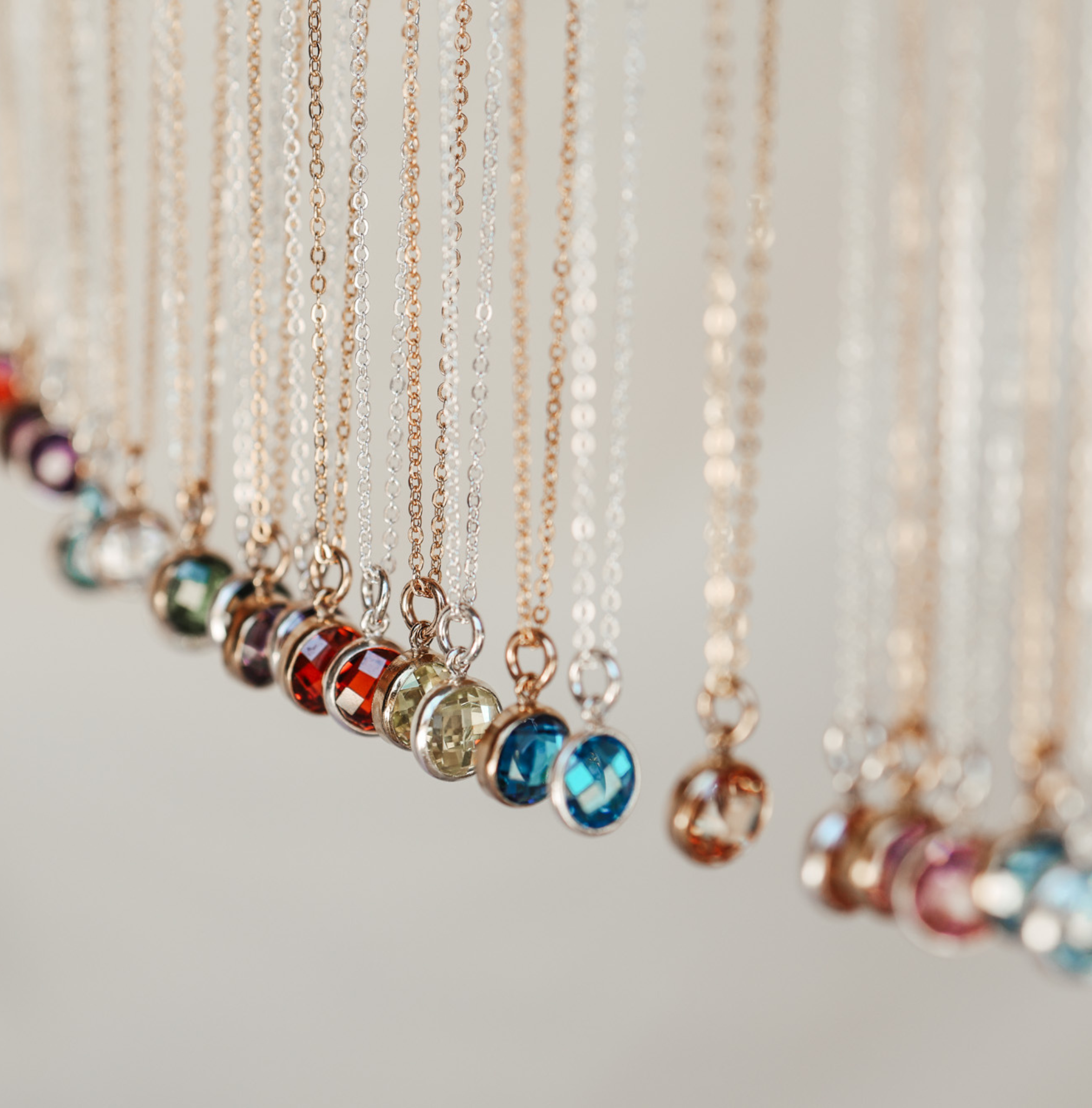 Personalised jewellery – handmade jewellery – KBN jewellery – Australian made jewellery – crystal necklace – birthstone drop necklace – birthstone pendant for necklace – crystal necklace – birthstone jewellery – dark blue stone pendant – blue birthstone for necklace – September birthstone pendant – September birthstone drop