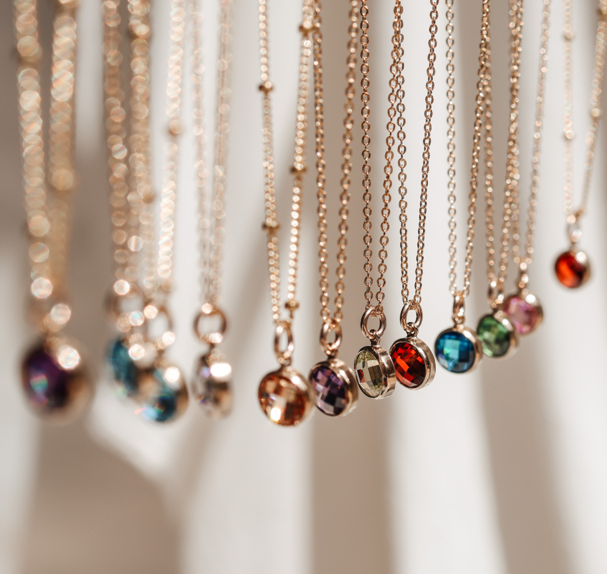 Personalised jewellery – handmade jewellery – KBN jewellery – Australian made jewellery – crystal pendant – birthstone drop necklace – birthstone pendant for necklace – crystal birthstone drop – birthstone jewellery – purple stone pendant – dark purple birthstone for necklace – February birthstone pendant – February birthstone drop