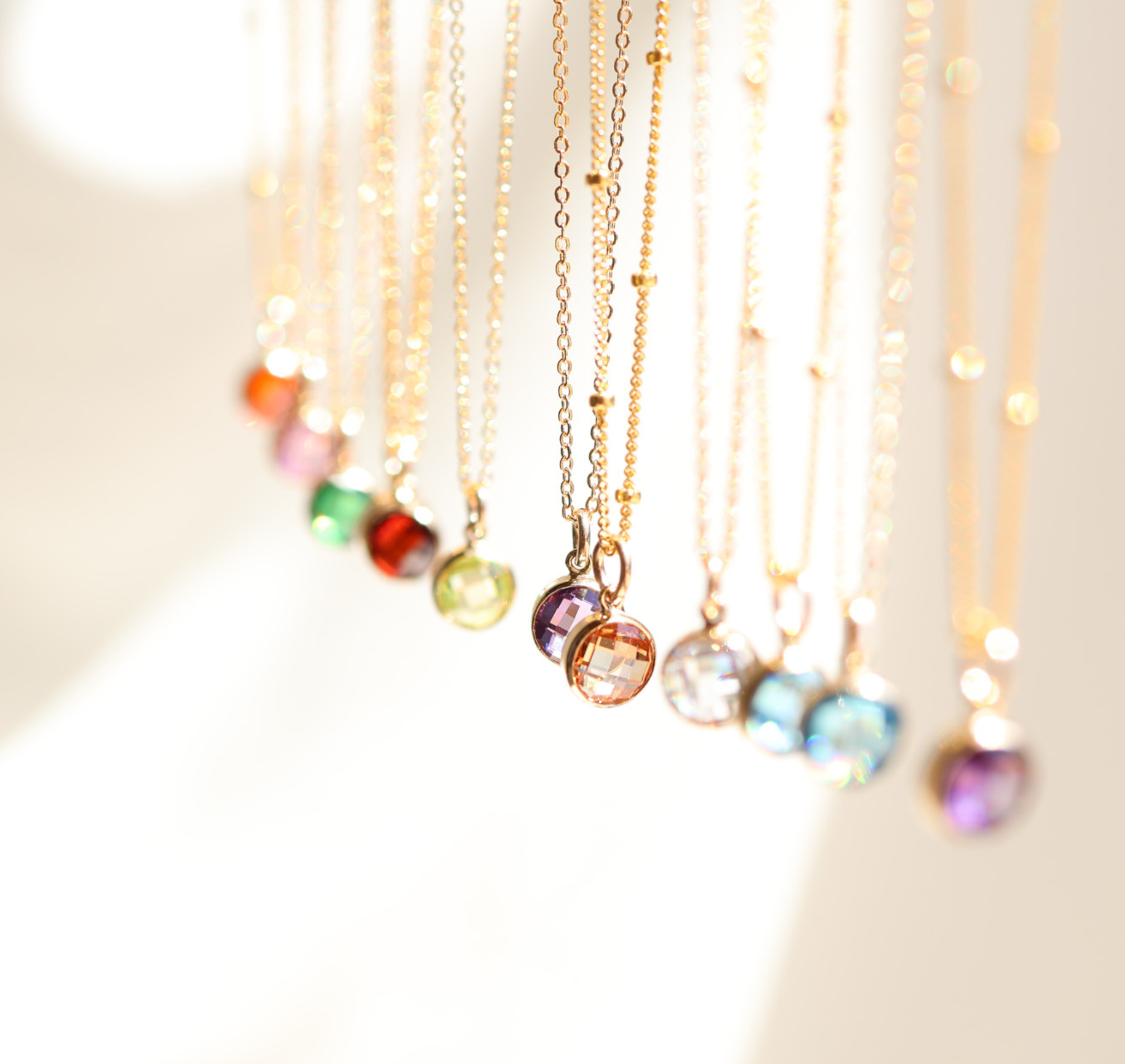 Personalised jewellery – handmade jewellery – KBN jewellery – Australian made jewellery – crystal necklace – birthstone drop necklace – birthstone pendant for necklace – crystal necklace – birthstone jewellery – light blue stone pendant – blue birthstone for necklace – December birthstone pendant – September birthstone drop