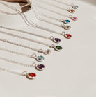 Personalised jewellery – handmade jewellery – KBN jewellery – Australian made jewellery – crystal pendant – birthstone drop necklace – birthstone pendant for necklace – crystal birthstone drop  – birthstone jewellery – diamond  stone pendant – clear birthstone for necklace – April birthstone pendant – April  birthstone drop
