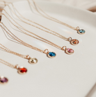 Personalised jewellery – handmade jewellery – KBN jewellery – Australian made jewellery – crystal pendant – birthstone drop necklace – birthstone pendant for necklace – crystal birthstone drop  – birthstone jewellery – red  stone pendant – dark red birthstone for necklace – July  birthstone pendant – July  birthstone drop