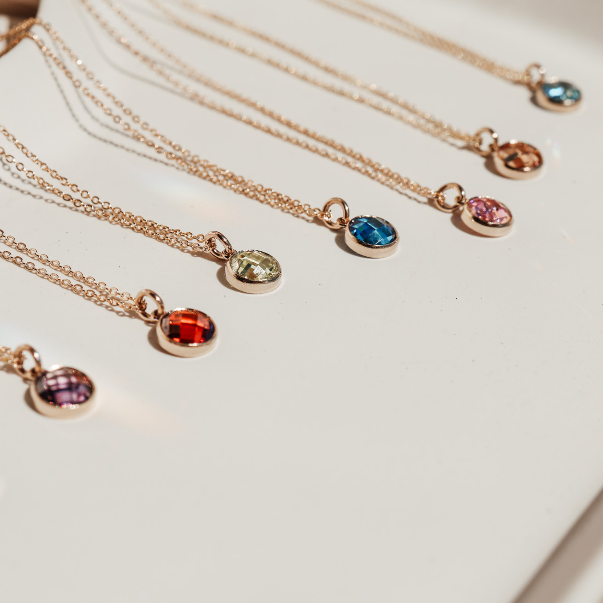 Personalised jewellery – handmade jewellery – KBN jewellery – Australian made jewellery – crystal necklace – birthstone drop necklace – birthstone pendant for necklace – crystal necklace – birthstone jewellery –dark orange stone pendant – yellow  birthstone for necklace – November birthstone pendant – November birthstone drop