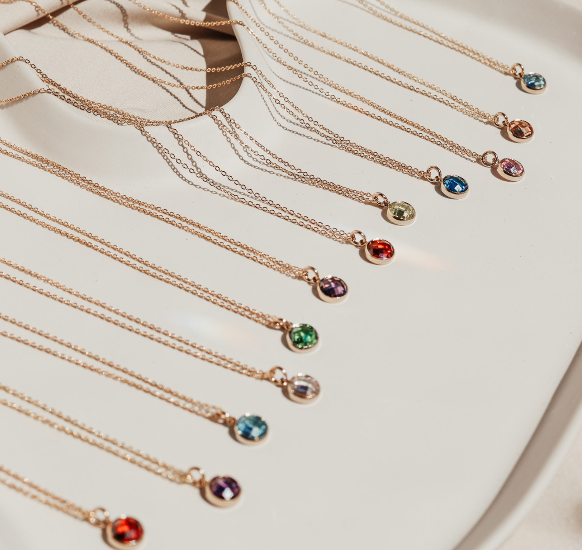 Personalised jewellery – handmade jewellery – KBN jewellery – Australian made jewellery – crystal necklace – birthstone drop necklace – birthstone pendant for necklace – crystal necklace – birthstone jewellery – light blue stone pendant – blue birthstone for necklace – December birthstone pendant – September birthstone drop