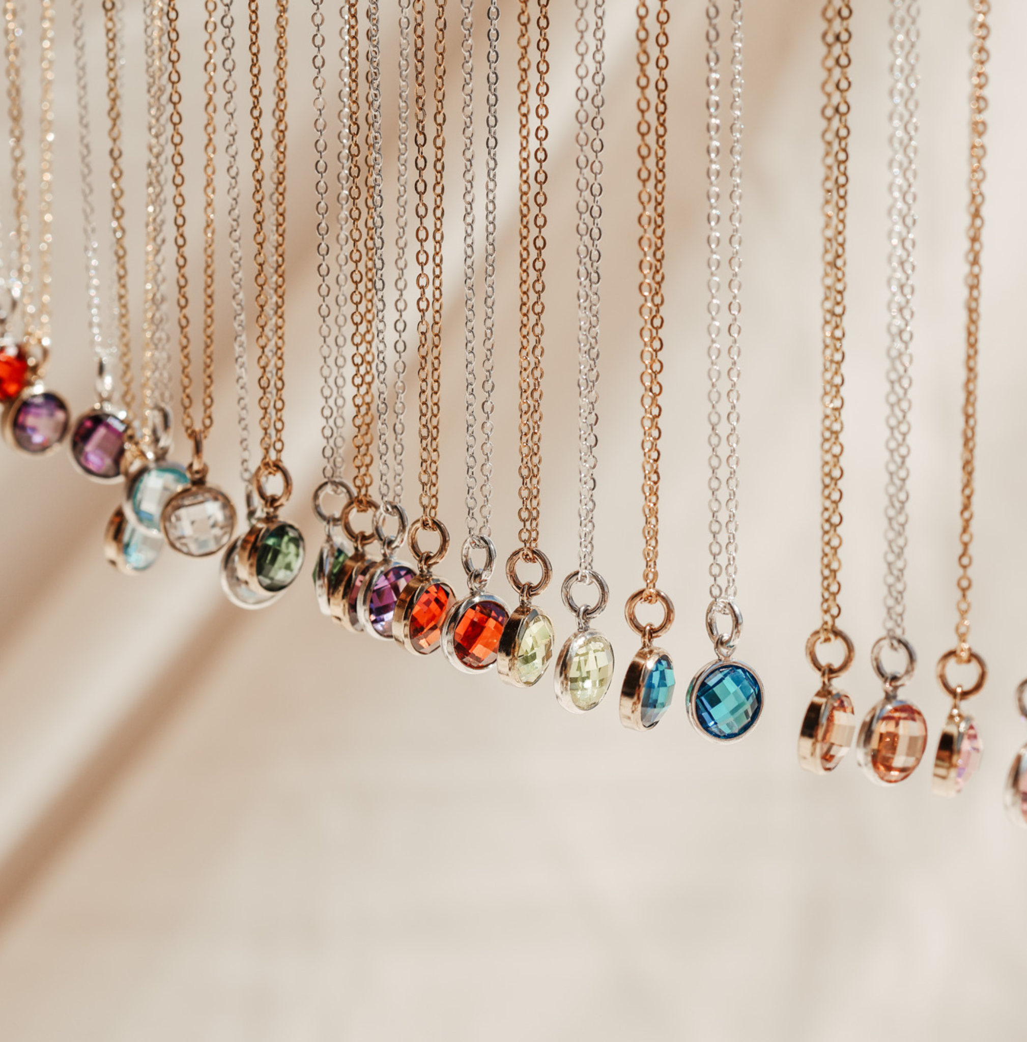 Personalised jewellery – handmade jewellery – KBN jewellery – Australian made jewellery – crystal pendant – birthstone drop necklace – birthstone pendant for necklace – crystal birthstone drop  – birthstone jewellery – red  stone pendant – dark red birthstone for necklace – July  birthstone pendant – July  birthstone drop