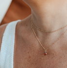 Personalised jewellery – handmade jewellery – KBN jewellery – Australian made jewellery – crystal pendant – birthstone drop necklace – birthstone pendant for necklace – crystal birthstone drop  – birthstone jewellery – red stone pendant – dark red birthstone for necklace – January birthstone pendant – Janurary  birthstone drop