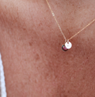 Personalised jewellery – handmade jewellery – KBN jewellery – Australian made jewellery – crystal pendant – birthstone drop necklace – birthstone pendant for necklace – crystal birthstone drop  – birthstone jewellery – red stone pendant – dark red birthstone for necklace – January birthstone pendant – Janurary  birthstone drop