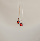 Personalised jewellery – handmade jewellery – KBN jewellery – Australian made jewellery – crystal pendant – birthstone drop necklace – birthstone pendant for necklace – crystal birthstone drop  – birthstone jewellery – red stone pendant – dark red birthstone for necklace – January birthstone pendant – Janurary  birthstone drop