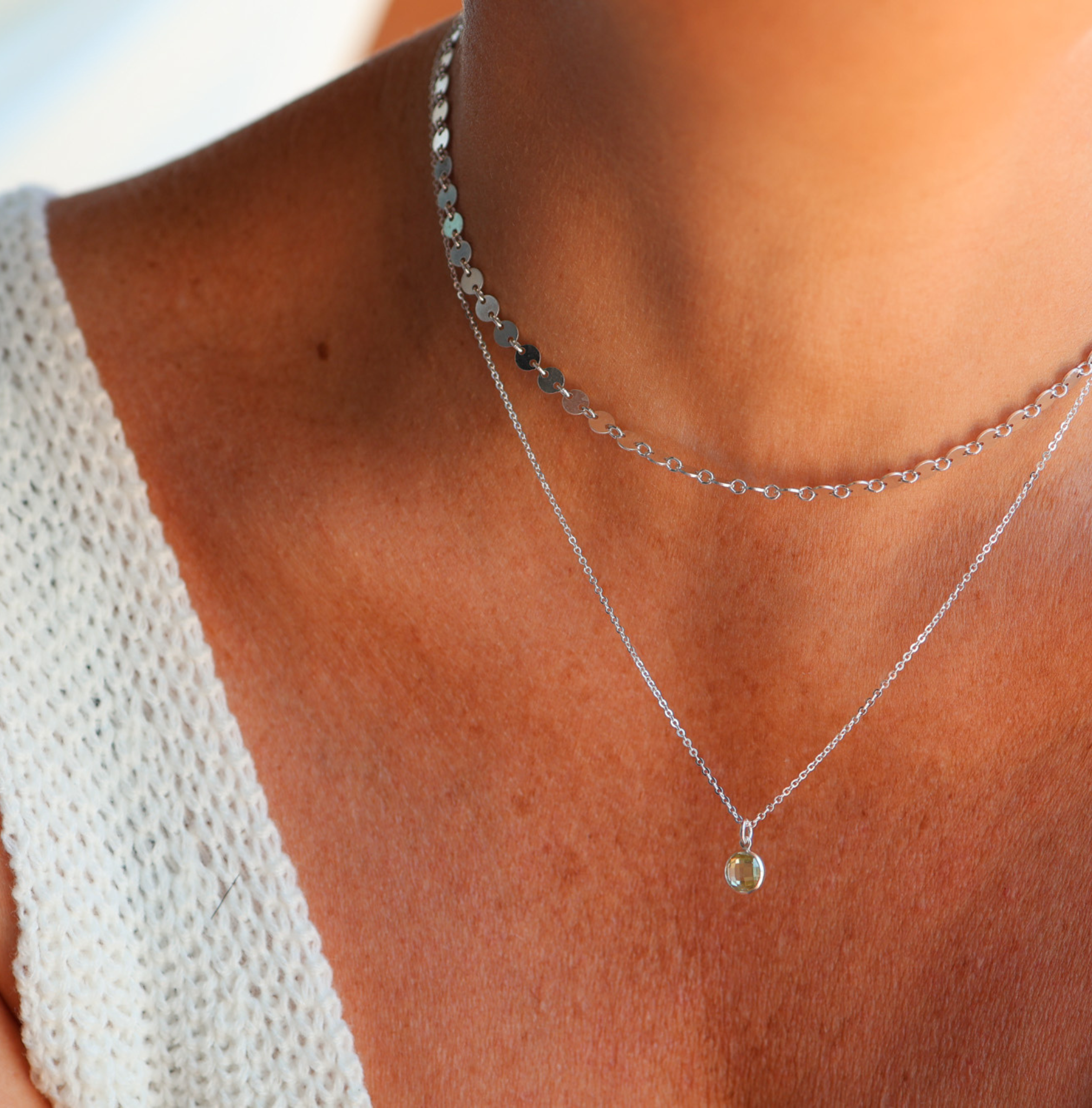 Personalised jewellery – handmade jewellery – KBN jewellery – Australian made jewellery – crystal pendant – birthstone drop necklace – birthstone pendant for necklace – crystal birthstone drop  – birthstone jewellery – green  stone pendant – light green birthstone for necklace – August  birthstone pendant – August  birthstone drop