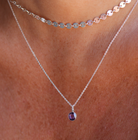 Personalised jewellery - KBN Jewellery - handmade jewellery – Personalised Jewellery gifts – Dainty jewellery- sparkly necklace – disc necklace – round chain necklace – stacking necklace – layering necklace