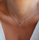 Personalised jewellery – handmade jewellery – KBN jewellery – Australian made jewellery – crystal pendant – birthstone drop necklace – birthstone pendant for necklace – crystal birthstone drop  – birthstone jewellery – red stone pendant – dark red birthstone for necklace – January birthstone pendant – Janurary  birthstone drop