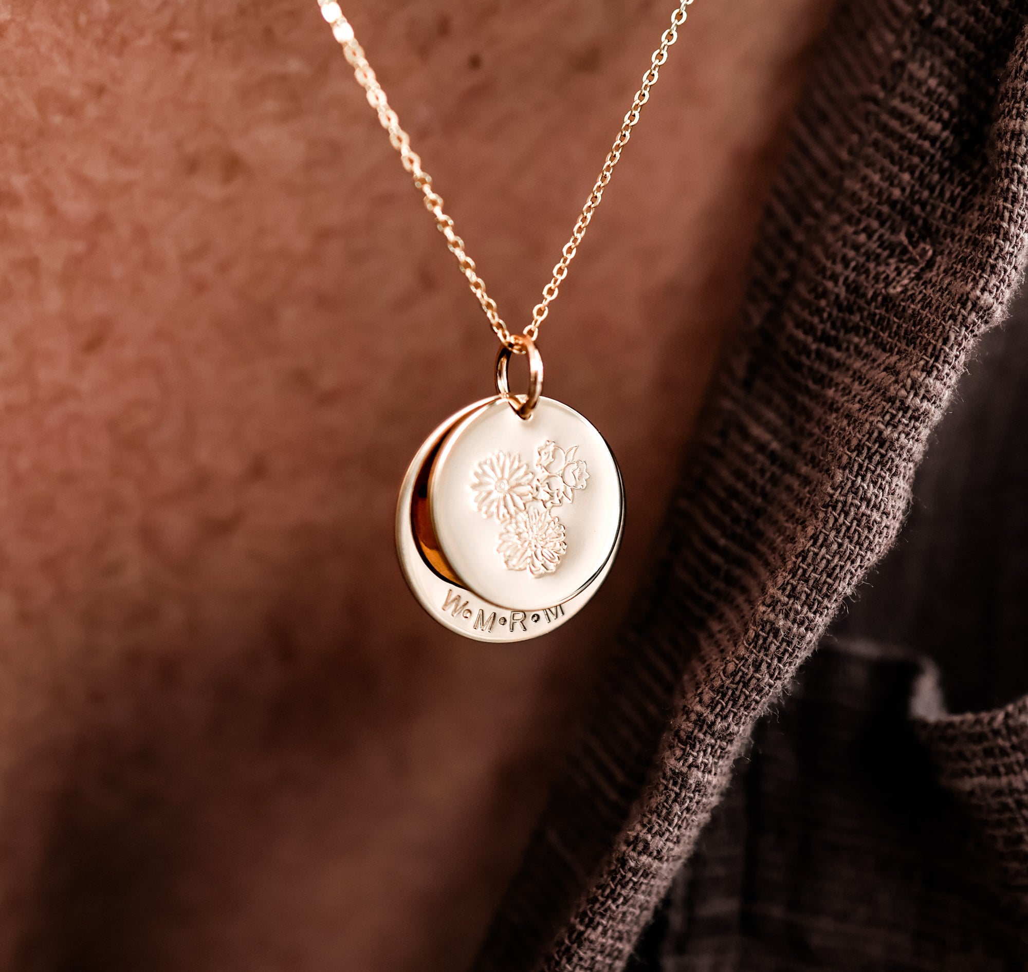 Personalised jewellery - KBN Jewellery - handmade jewellery – Personalised Jewellery gifts – Dainty jewellery- Dainty necklace – stacked necklace – kids name necklace – initial necklace – children’s name necklace – family necklace – kids birth flower necklace – birth flower and initial necklace