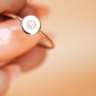 Personalised jewellery - KBN Jewellery - handmade jewellery – Personalised Jewellery gifts – ring – simple ring – stacking ring – stacking ring – initial ring – symbol ring – wave ring – heart ring – sun ring – rainbow ring – moon ring – cross ring – religious cross ring – flower ring – butterfly ring - shell ring