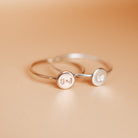 Personalised jewellery - KBN Jewellery - handmade jewellery – Personalised Jewellery gifts – ring – simple ring – stacking ring – stacking ring – initial ring – symbol ring – wave ring – heart ring – sun ring – rainbow ring – moon ring – cross ring – religious cross ring – flower ring – butterfly ring