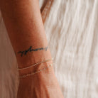 Personalised jewellery - KBN Jewellery - handmade jewellery β Personalised Jewellery gifts β Dainty jewellery β layering bracelet β linked chain β unique chain β layering β Australia made β KBN Jewellery β Most popular necklace β trendy necklace β heart link chain β small heart chain