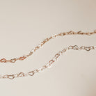 Personalised jewellery - KBN Jewellery - handmade jewellery β Personalised Jewellery gifts β Dainty jewellery β layering bracelet β linked chain β unique chain β layering β Australia made β KBN Jewellery β Most popular necklace β trendy necklace β heart link chain β small heart chain