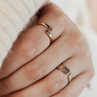 Personalised jewellery - KBN Jewellery - handmade jewellery - dainty ring – initial ring – wrap ring – classic ring – symbol ring – heart ring – butter fly ring – moon ring – flat ring – paw print ring