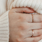 Personalised jewellery - KBN Jewellery - handmade jewellery - dainty ring – chain ring – necklace ring – dainty ring – Australian made