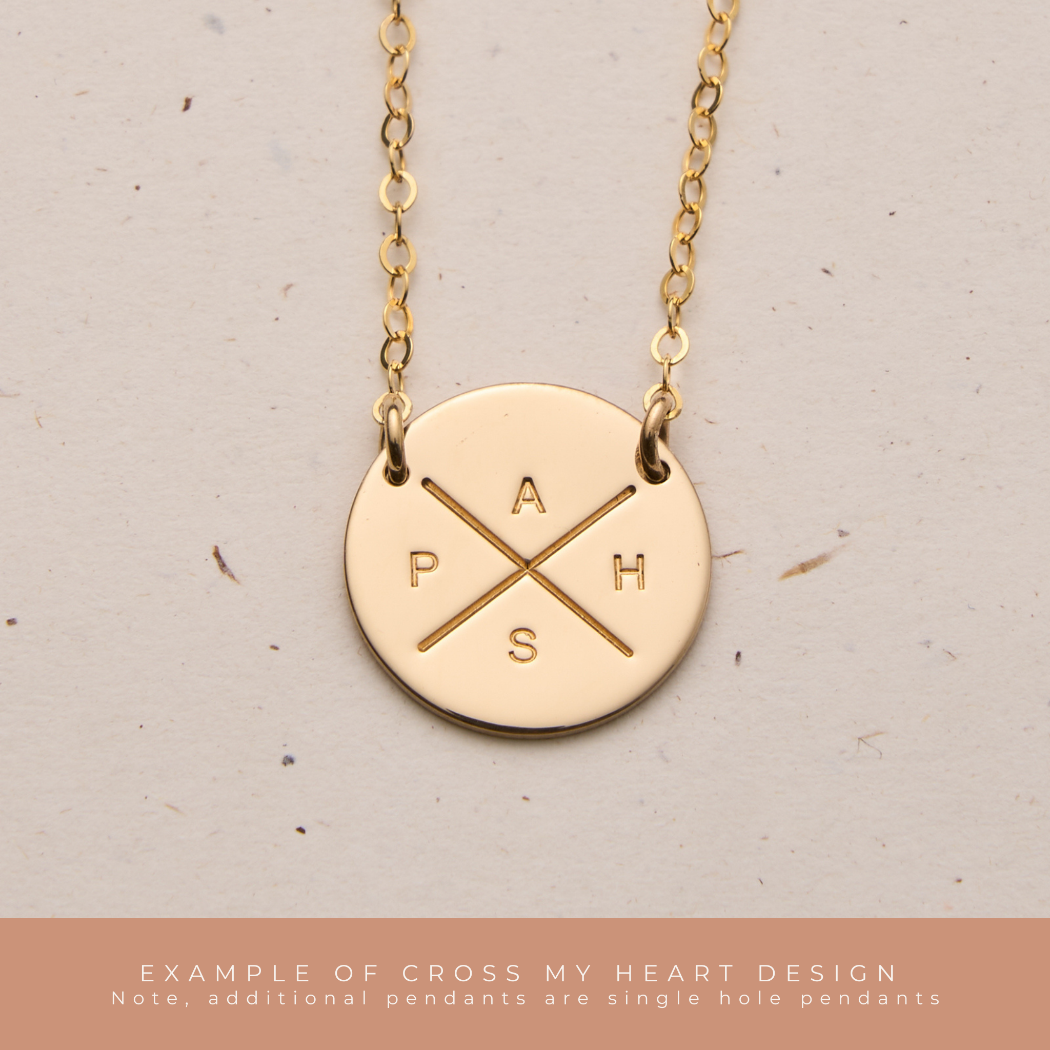 Personalised jewellery - KBN Jewellery - handmade jewellery – Personalised Jewellery gifts – Dainty jewellery – add on pendant – additional pendant – mix and match pendants – large  pendant – new pendant – pendant that I can add to my necklace