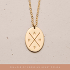 Personalised jewellery - KBN Jewellery - handmade jewellery – Personalised Jewellery gifts – Dainty jewellery – add on pendant – additional pendant – mix and match pendants – additional oval pendant – additional large oval pendant – new pendant – pendant that I can add to my necklace – plain pendant