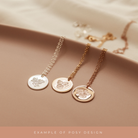 Personalised jewellery - KBN Jewellery - handmade jewellery – Personalised Jewellery gifts – Dainty jewellery – add on pendant – additional pendant – mix and match pendants – large  pendant – new pendant – pendant that I can add to my necklace