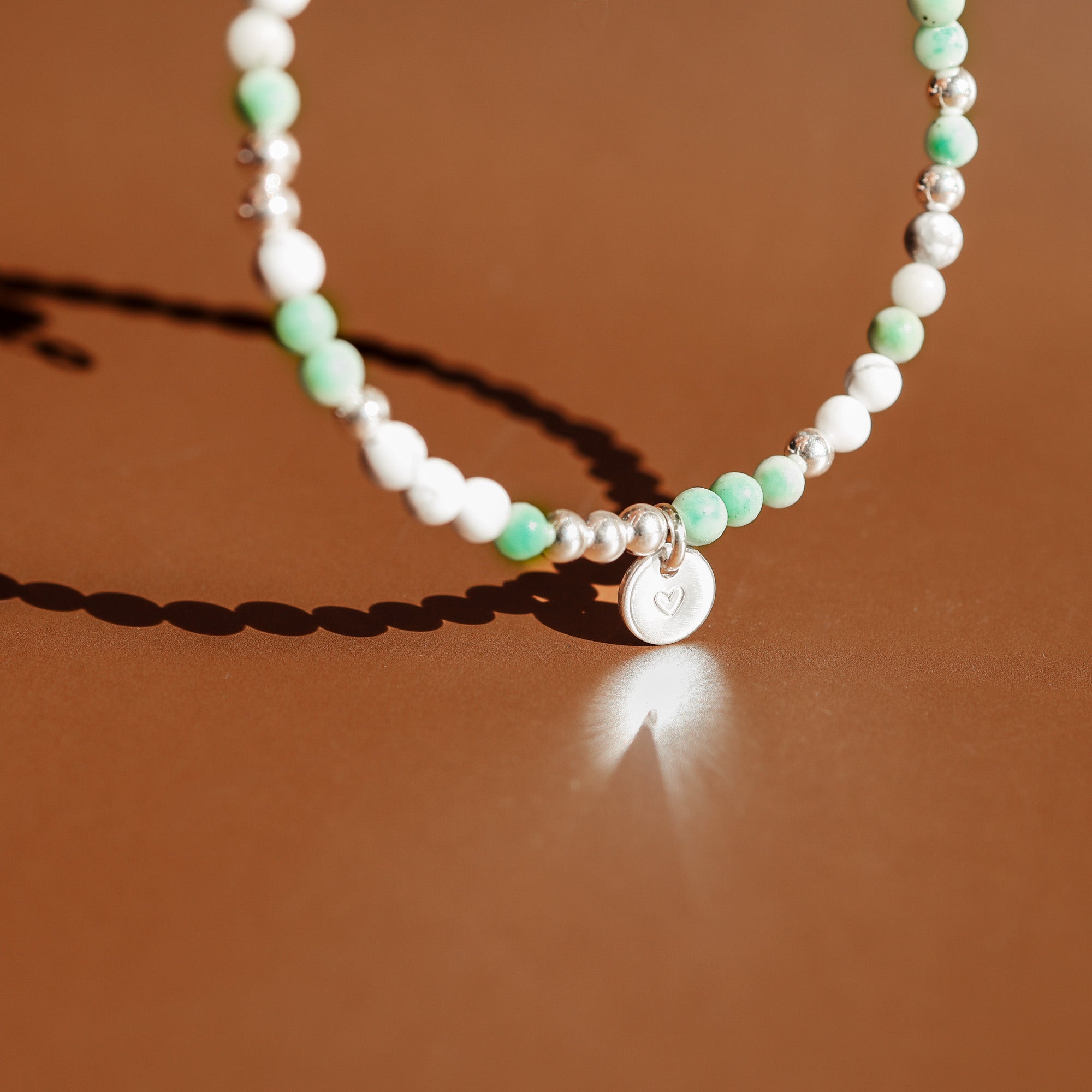 Personalised jewellery - KBN Jewellery - handmade jewellery – Personalised Jewellery gifts – Dainty jewellery – Australia made jewellery – beaded bracelet  – handmade bracelet - handmade crystal bracelet – lucky day crystal bracelet – green jade crystal bracelet – crystal bracelet with pendant