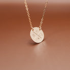 Personalised jewellery - KBN Jewellery -  handmade jewellery - cross my heart - initial necklace - symbol necklace – custom initial necklace – children initials
