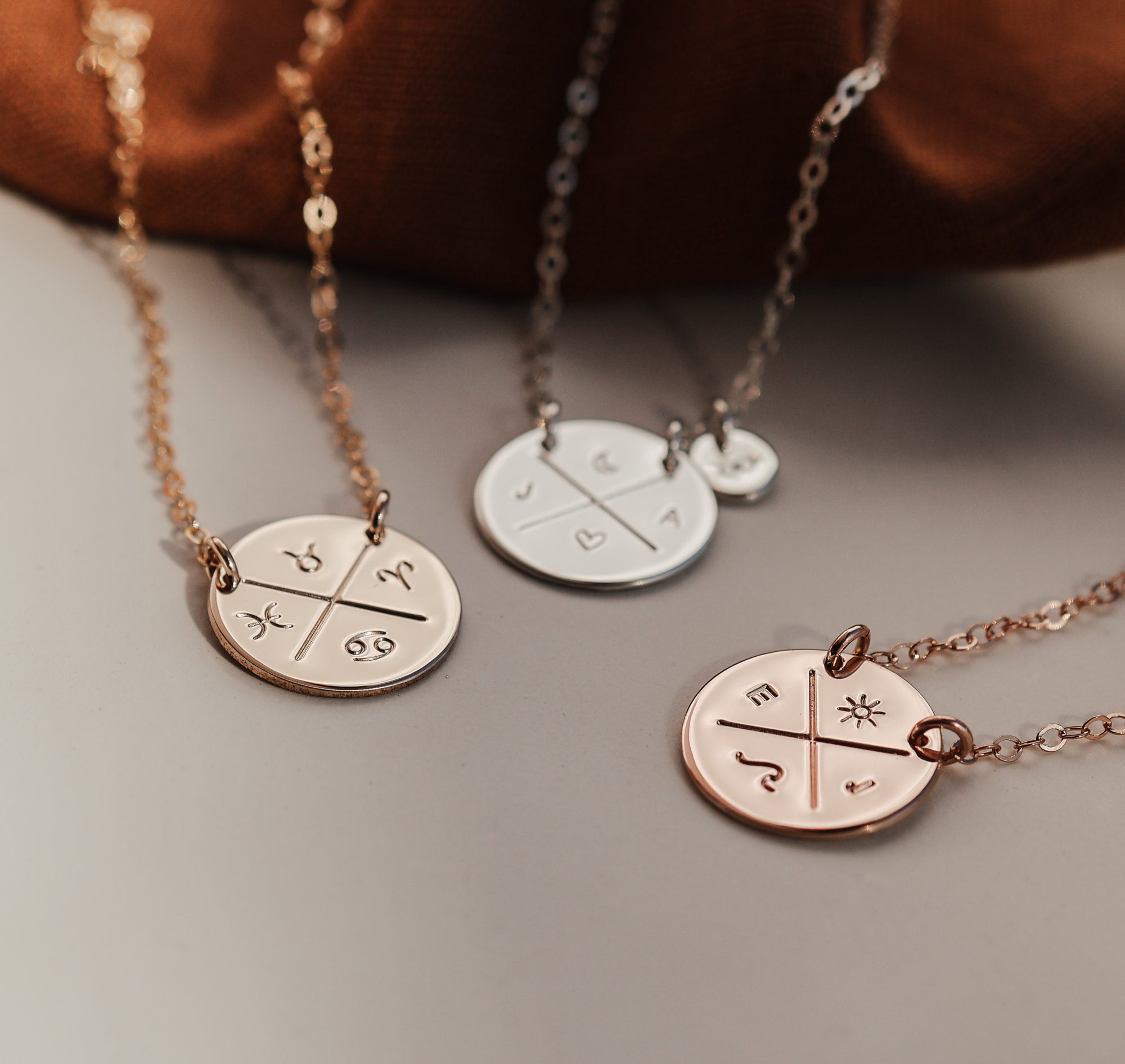Personalised jewellery - KBN Jewellery - handmade jewellery - cross my heart - initial necklace - symbol necklace – custom initial necklace – children initials