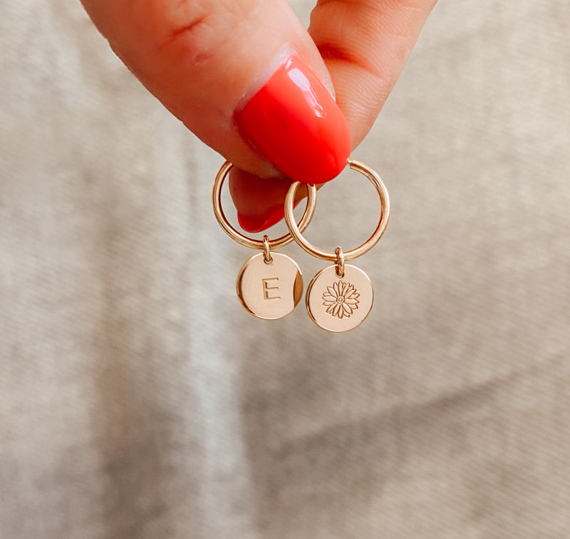 Personalised jewellery - KBN Jewellery - handmade jewellery – Personalised Jewellery gifts – dainty earrings – hoops earrings – sleepers – pendant earrings – everyday earrings