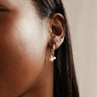 Personalised jewellery – handmade jewellery – KBN jewellery – dainty hoops – pearl earrings – pearl hoop earrings – stacked pearl earrings – pearl cluster earrings – unique pearl earrings – freshwater pearl earrings
