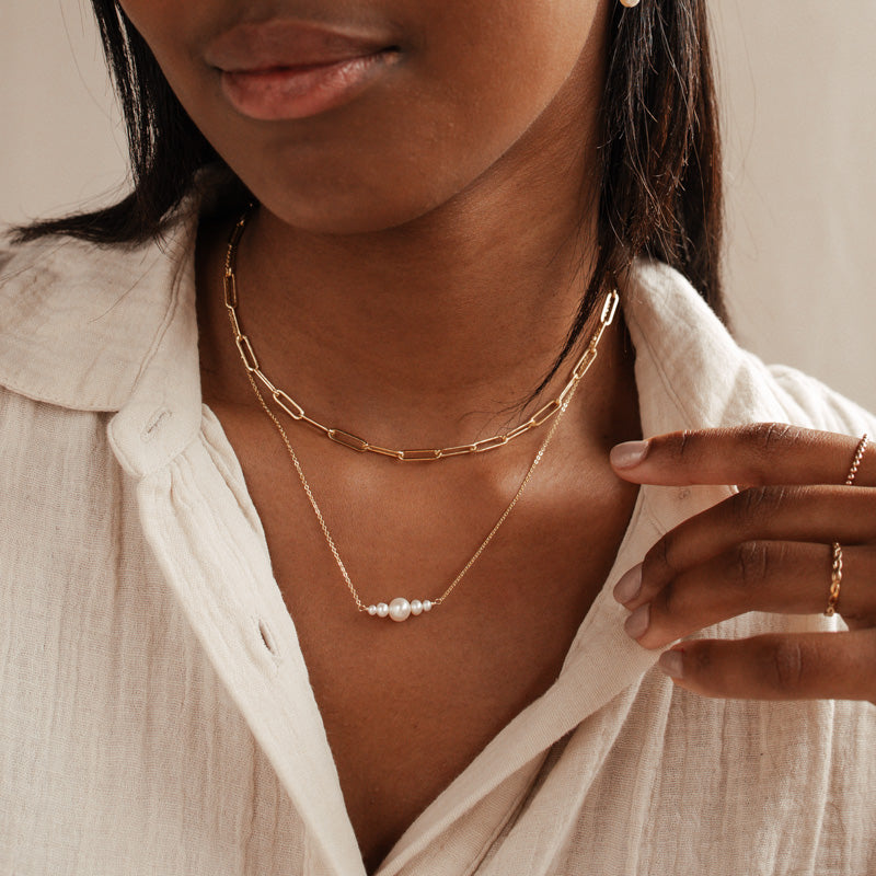 Personalised jewellery - KBN Jewellery - handmade jewellery – Personalised Jewellery gifts – Dainty jewellery – thick chain – statement necklace – thick linked chain – large link necklace