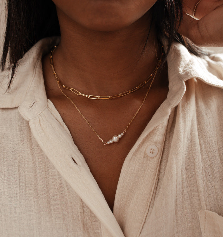 Personalised jewellery - KBN Jewellery - handmade jewellery – Personalised Jewellery gifts – Dainty jewellery – thick chain – statement necklace – thick linked chain – large link necklace