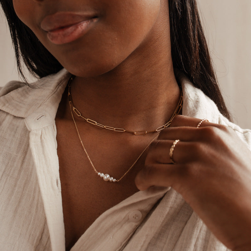 Personalised jewellery - KBN Jewellery - handmade jewellery – Personalised Jewellery gifts – Dainty jewellery – thick chain – statement necklace – thick linked chain – large link necklace