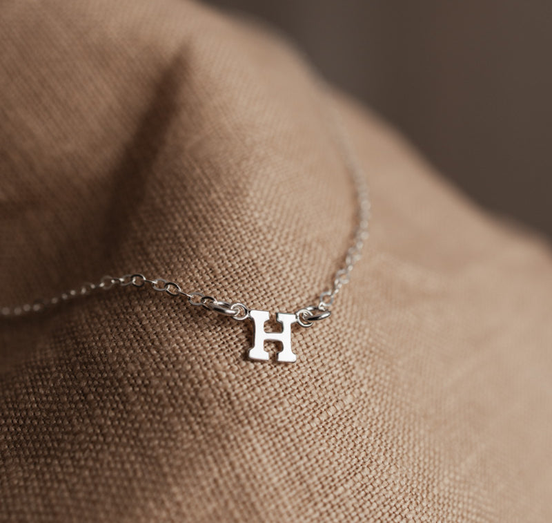 Personalised jewellery - KBN Jewellery - handmade jewellery – Personalised Jewellery gifts – Dainty jewellery- Dainty necklace - initial necklace – family initial necklace