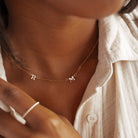 Personalised jewellery - KBN Jewellery - handmade jewellery – Personalised Jewellery gifts – Dainty jewellery- Dainty necklace - initial necklace – family initial necklace