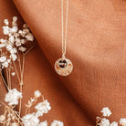 Personalised jewellery - KBN Jewellery - handmade jewellery – Personalised Jewellery gifts – Dainty jewellery- Dainty necklace – flower stamp necklace – birth month flower jewellery – flower necklace – stacked necklace – initial necklace