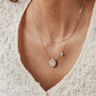Personalised jewellery - KBN Jewellery - handmade jewellery – Personalised Jewellery gifts – Dainty jewellery- Dainty necklace – flower stamped necklace – family flowers – kids birth flowers – birth flower necklace – personalised flower stamped necklace – initial necklace - layering necklace - australia made