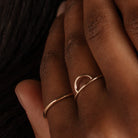 Personalised jewellery – handmade jewellery – KBN jewellery – Australian made jewellery – handmade rings – rounded ring – Australian made ring – Australian handmade jewellery – Brisbane jewellery – stacking ring – everyday ring – simple ring