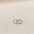 Personalised jewellery - KBN Jewellery - handmade jewellery – Personalised Jewellery gifts – Dainty jewellery – Katie studs – circle studs – everyday earrings