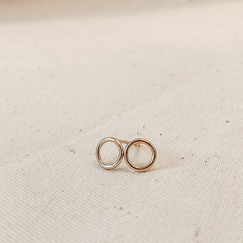 Personalised jewellery - KBN Jewellery - handmade jewellery – Personalised Jewellery gifts – Dainty jewellery – Katie studs – circle studs – everyday earrings