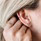Personalised jewellery - KBN Jewellery - handmade jewellery – Personalised Jewellery gifts – Dainty jewellery – Katie studs – circle studs – everyday earrings