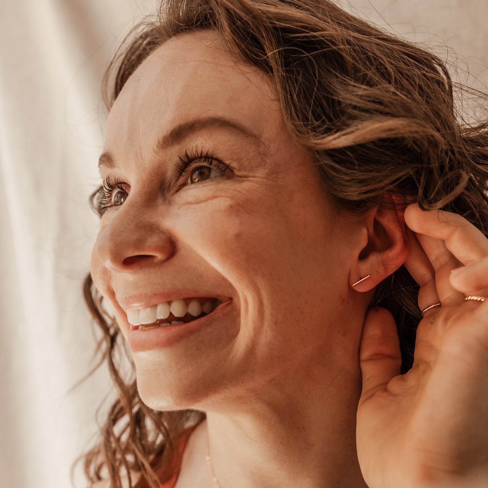 Personalised jewellery – handmade jewellery – KBN jewellery – Australian made jewellery – handmade earrings – bar studs – everyday earrings – short bar earrings