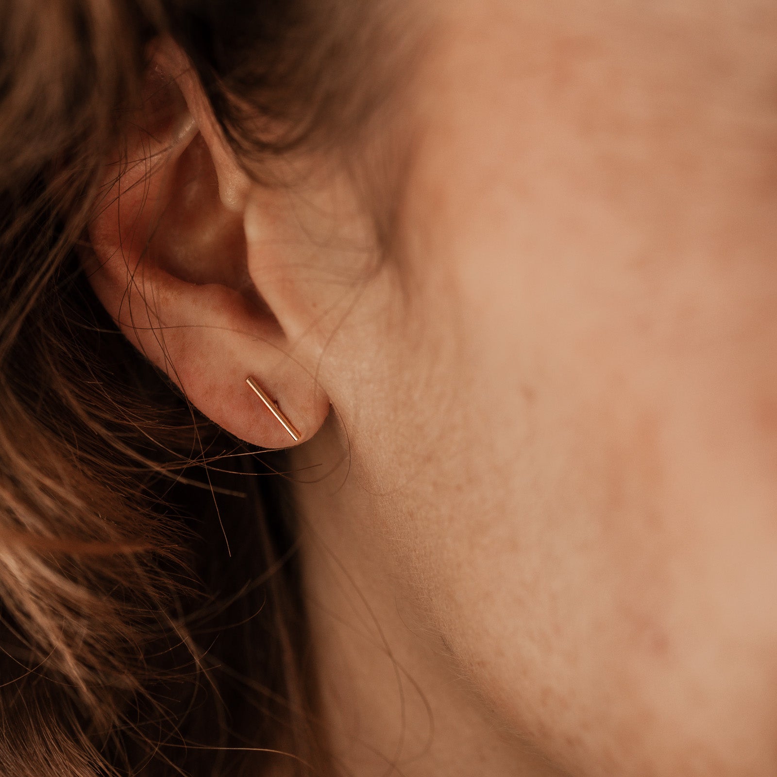 Personalised jewellery – handmade jewellery – KBN jewellery – Australian made jewellery – handmade earrings – bar studs – everyday earrings – short bar earrings