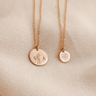 Personalised jewellery - KBN Jewellery - handmade jewellery – custom jewellery gifts – dainty necklace – medium pendant necklace – Daffodil Birth flower necklace – birthday necklace – March  birthday gift – dainty jewellery – birth flower and initial necklace – everyday jewellery – Daffodil flower necklace – Daffodil necklace – Rebirth flower necklace