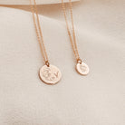 Personalised jewellery - KBN Jewellery - handmade jewellery – custom jewellery gifts – dainty necklace – medium pendant necklace – May Birth flower necklace – birthday necklace – may birthday gift – dainty jewellery – birth flower and intial necklace – everyday jewellery