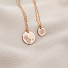Personalised jewellery - KBN Jewellery - handmade jewellery – custom jewellery gifts – dainty necklace – medium pendant necklace – November  Birth flower necklace – birthday necklace – Chrysanthemum birthday gift – dainty jewellery – birth flower and initial necklace – everyday jewellery – Chrysanthemum flower necklace – November necklace – Loyalty flower necklace