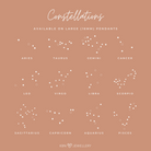 Personalised jewellery - KBN Jewellery - handmade jewellery – custom jewellery gifts – dainty necklace – star necklace – Aries necklace – taurus constellation necklace – Gemini constellation necklace – cancer constellation necklace – Leo constellation necklace – Virgo constellation necklace – libra constellation necklace – Scorpio constellation necklace – Sagittarius constellation necklace – Capricorn constellation necklace – Capricorn constellation necklace – Aquarius constellation necklace – Pisces