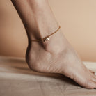 Personalised jewellery - KBN Jewellery - handmade jewellery – custom jewellery gifts –  dainty anklet – stacking anklet – layering anklet – simple chain – affordable jewellery – Australian made jewellery – small pendant anklet
